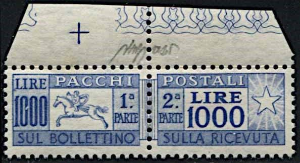 1954, Repubblica Italiana, Pacchi Postali.  - Asta Filatelia e Storia Postale - Cambi Casa d'Aste