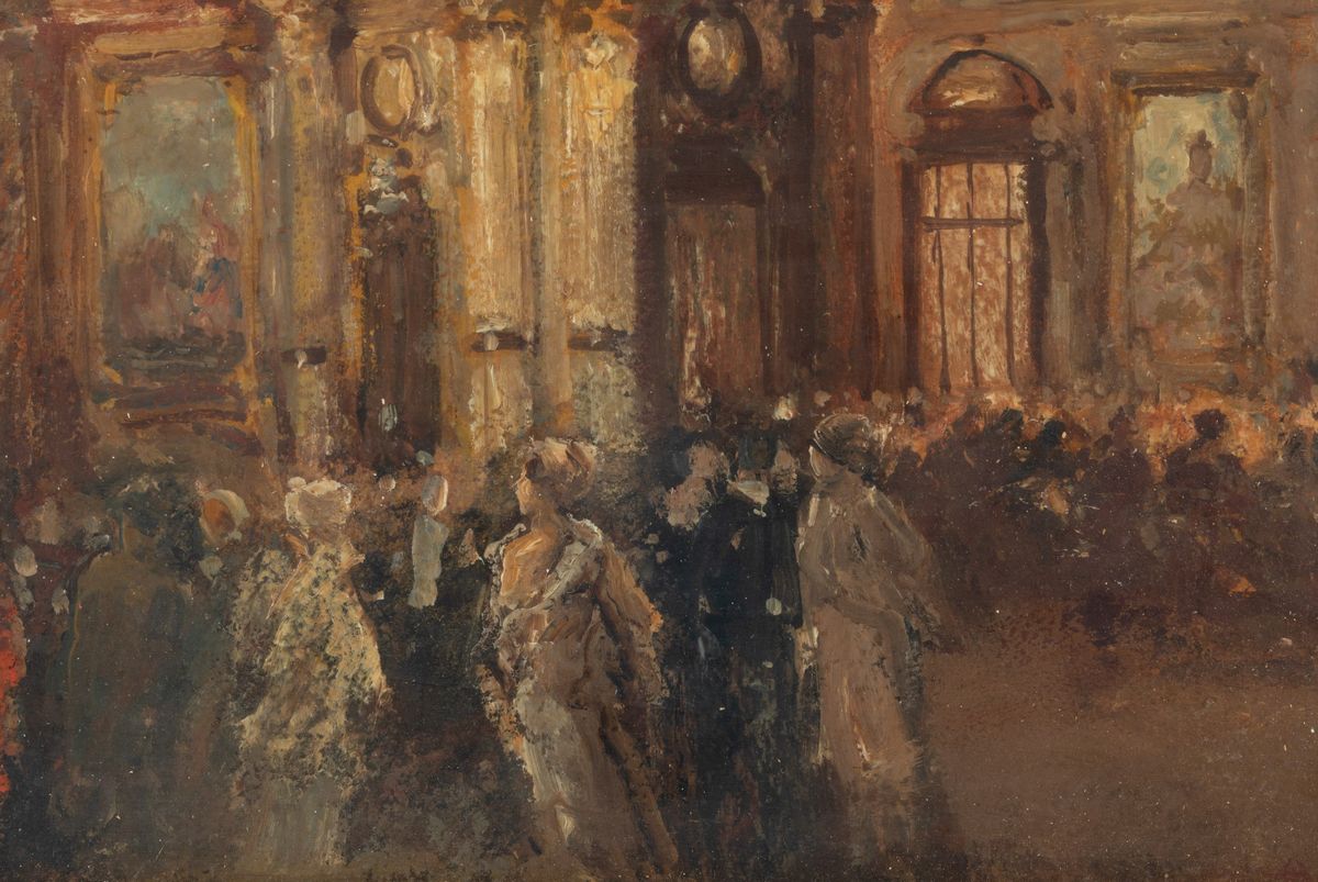 Pompeo Mariani - Interno di Casinò
