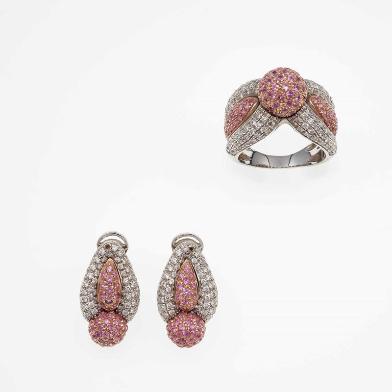 Gem-set demi-parure  - Auction Jewels | Cambi Time - Cambi Casa d'Aste
