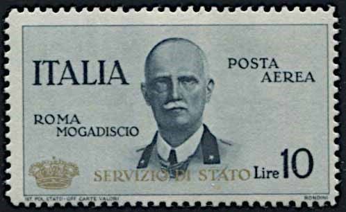 1934, Regno d’Italia, Servizio aereo “Coroncina”.