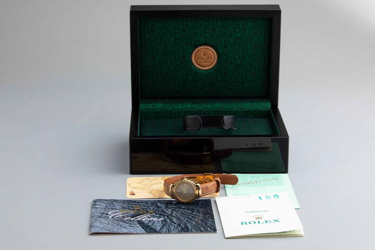 Rolex - Cellini Lady Ref 6621, in Oro 18k con Anse Mobili Movimento al Quarzo, Quadrante "compute...