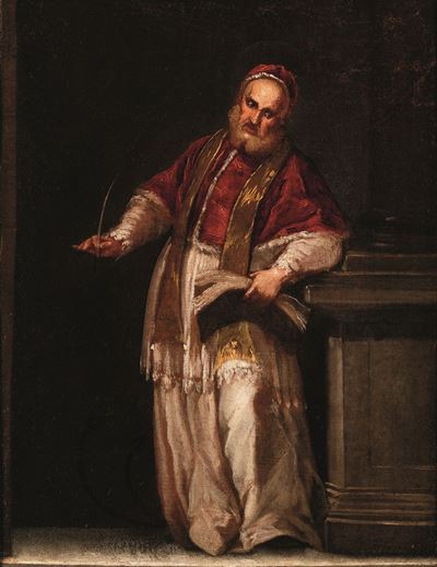 Scuola del XVIII Secolo Ritratto di Pontefice