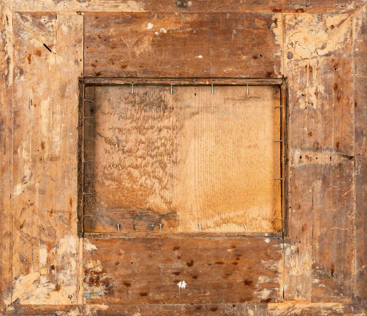 Filippo Angeli Detto Filippo Napoletano - Paesaggio con Architetture e Contadini