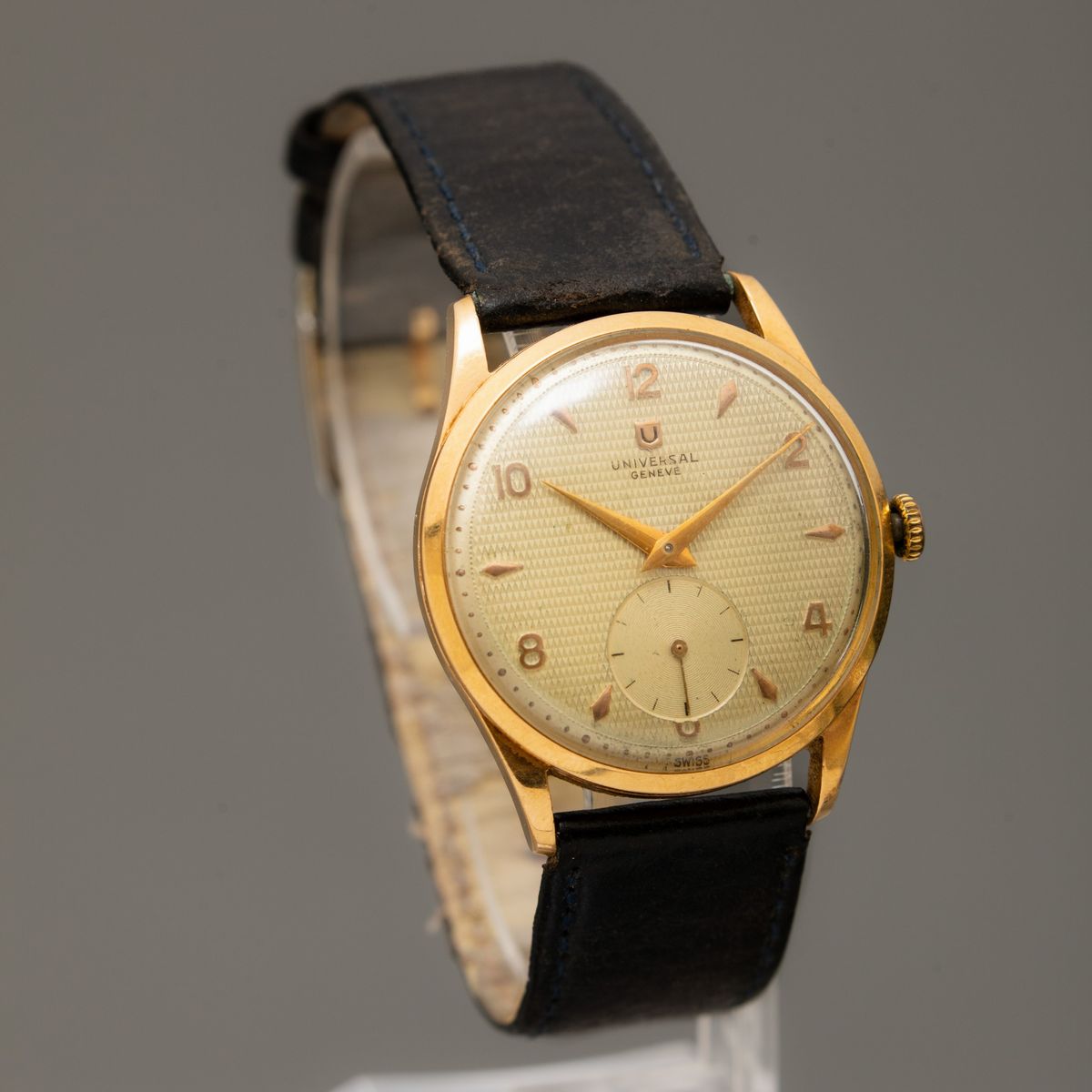 Universal Geneve - Orologio Solo Tempo Carica Manuale con Cassa in Oro Giallo 18k, Quadrante Guil...