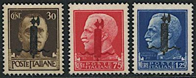 1944, Repubblica Sociale Italiana, Sovrastampati.