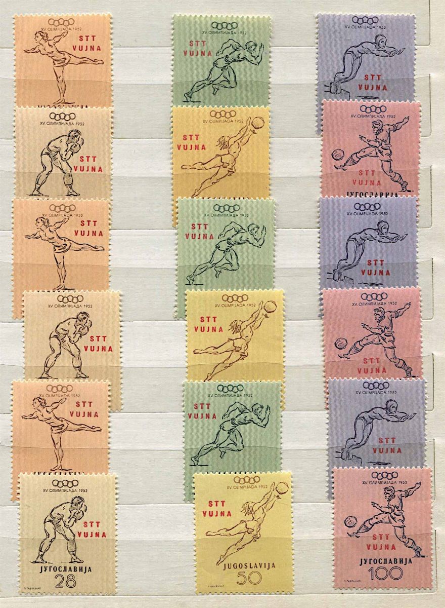 1947/1953, Trieste Amg-vg, Trieste A, Trieste B.