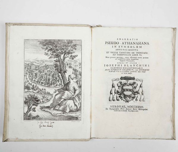 Enarratio Pseudo - Athanasiana...Veronae, Ex Typographia Petri Antonii Berni Bibliopolae, 1732.