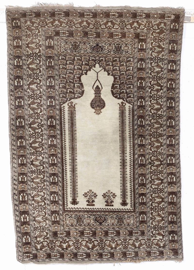 Preghiera Panderma, Anatolia inizio XX secolo  - Auction Carpets | Cambi Time - Cambi Casa d'Aste