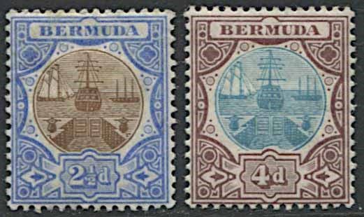 1906/1910, Bermuda, Edward VII.  - Asta Filatelia e Storia Postale - Cambi Casa d'Aste