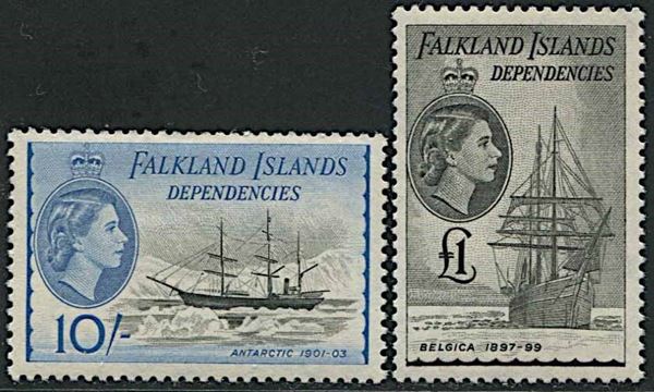 1954/1962, Falkland Islands Dependencies, Elizabeth II.