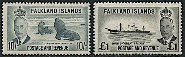 1952, Falkland Islands, George VI.