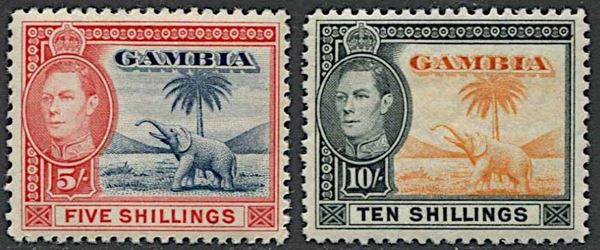 1938/1946, Gambia, George VI.