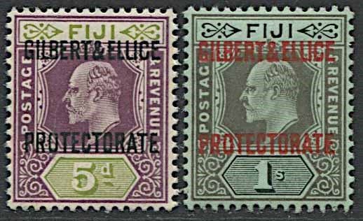 1911, Gilbert and Ellice Islands, Edward VII.  - Asta Filatelia e Storia Postale - Cambi Casa d'Aste