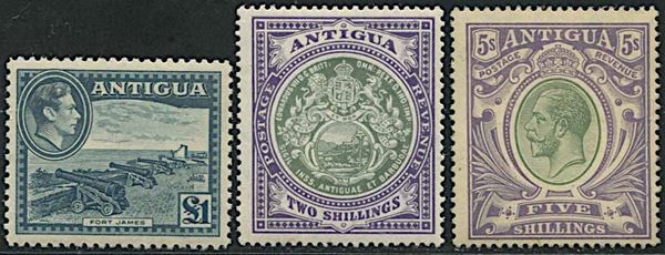 1908/1917, Antigua.