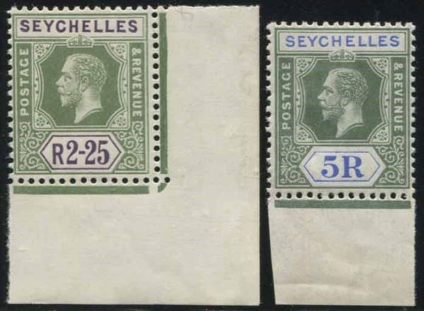 1917/1922, Seychelles, George V.