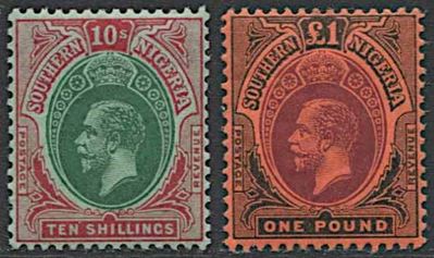 1912, Southern Nigeria, George V.