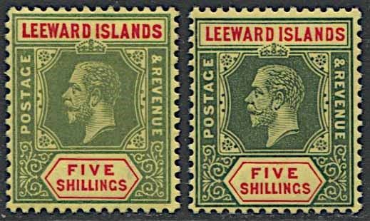 1912/1922, Leeward Islands, George V.  - Asta Filatelia e Storia Postale - Cambi Casa d'Aste