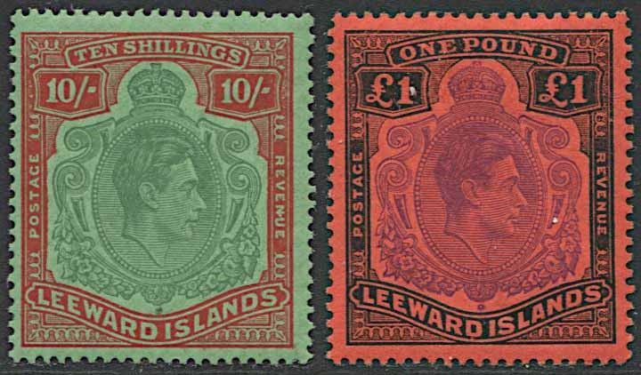 1938, Leeward Islands, George VI.  - Asta Filatelia e Storia Postale - Cambi Casa d'Aste