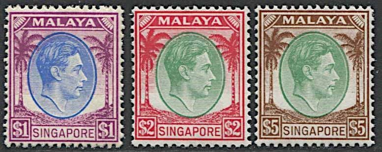 1948, Singapore, George VI.  - Asta Filatelia e Storia Postale - Cambi Casa d'Aste