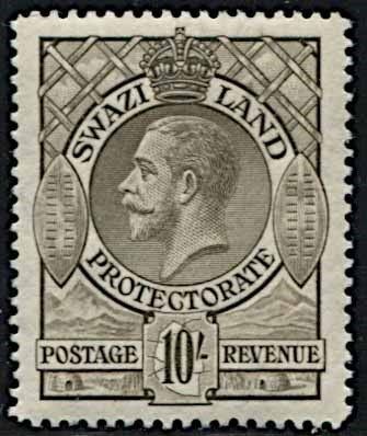 1933, Swaziland, George V.