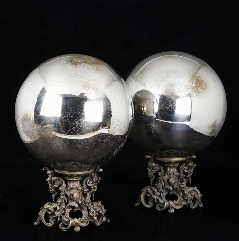 Spherical mirrors  - Auction Mirabilia Naturalia - Cambi Casa d'Aste