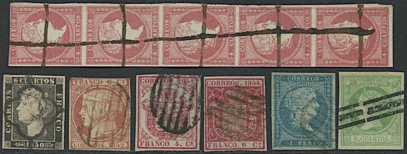1850/1861, Spagna.  - Asta Filatelia e Storia Postale - Cambi Casa d'Aste