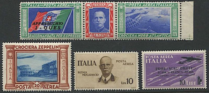 1917/1934, Regno d’Italia, Posta Aerea.  - Asta Filatelia e Storia Postale - Cambi Casa d'Aste