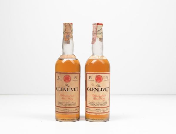 The Glenlivet, George & J.G. Smith Unblended All Malt Scotch Whisky 15 years old