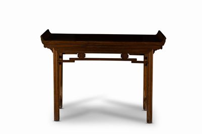 Altare in Legno Dolce con Figure di Drago Incise, Cina, Dinastia Qing, XIX Secolo