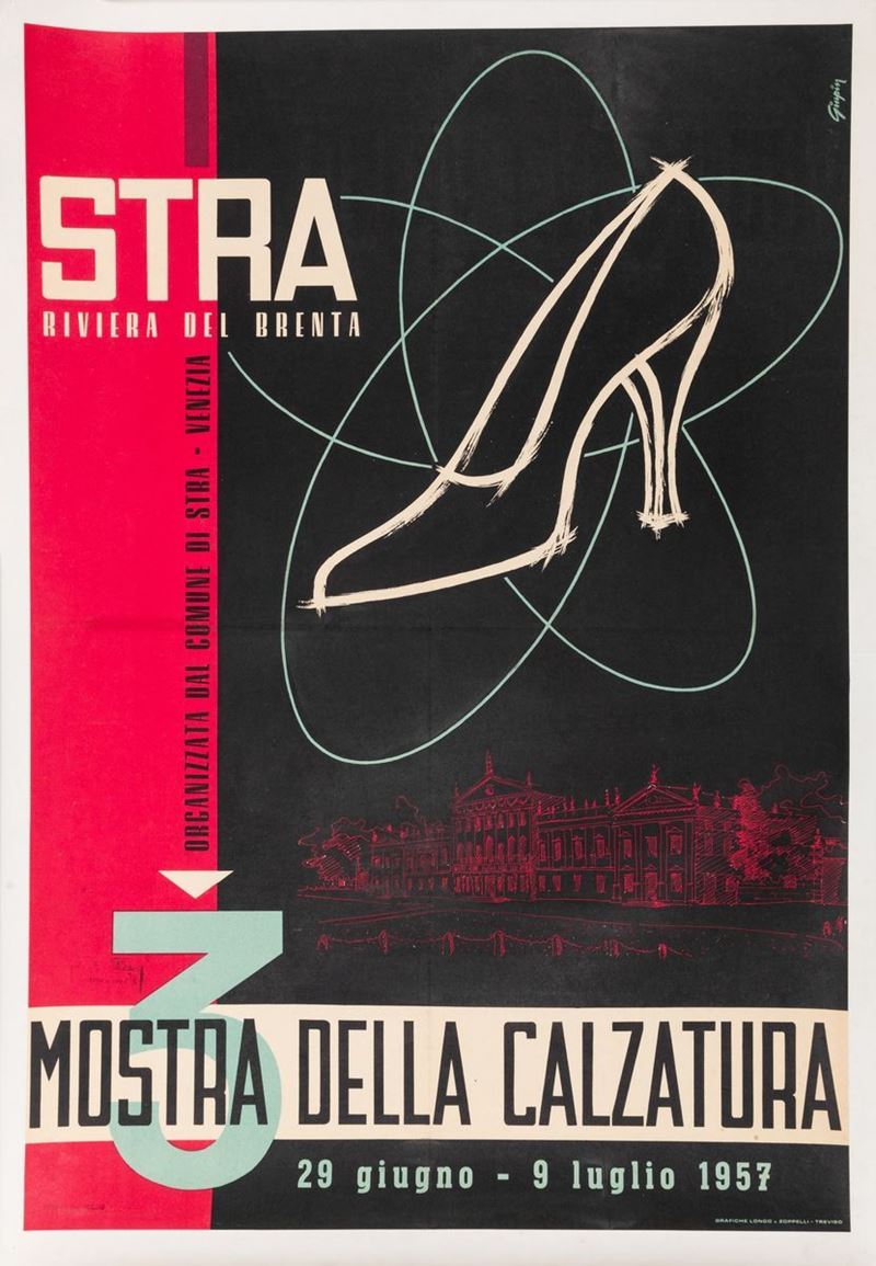 Giuseppe Giupin : Mostra della Calzatura  - Auction Vintage Posters | Timed Auction - Cambi Casa d'Aste