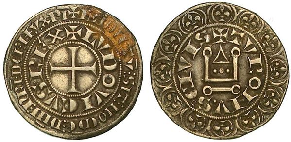 FRANCIA. LOUIS IX, 1226-1270. Gros Tournois.
