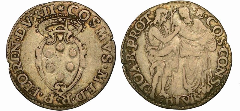 FIRENZE. COSIMO I DE' MEDICI, 1537-1574. Giulio.  - Auction Numismatics - Cambi Casa d'Aste