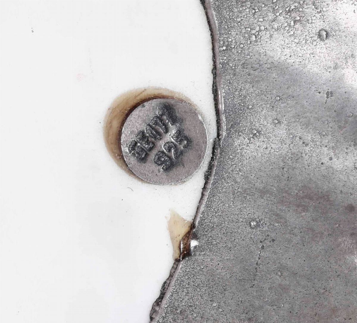 Due Conchiglie Rivestite in Argento Sterling. XX Secolo