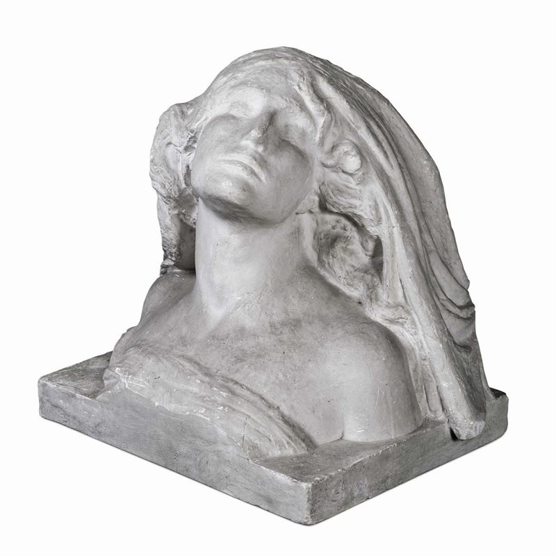 Leonardo Bistolfi : Verso la luce, 1906  - Auction Sculpture of 19th and 20th Century - Cambi Casa d'Aste
