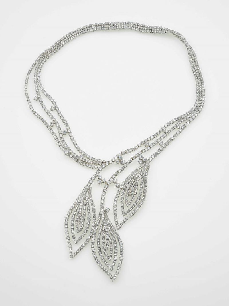Diamond and gold necklace  - Auction Contemporary Jewels - An Italian brand story - Cambi Casa d'Aste