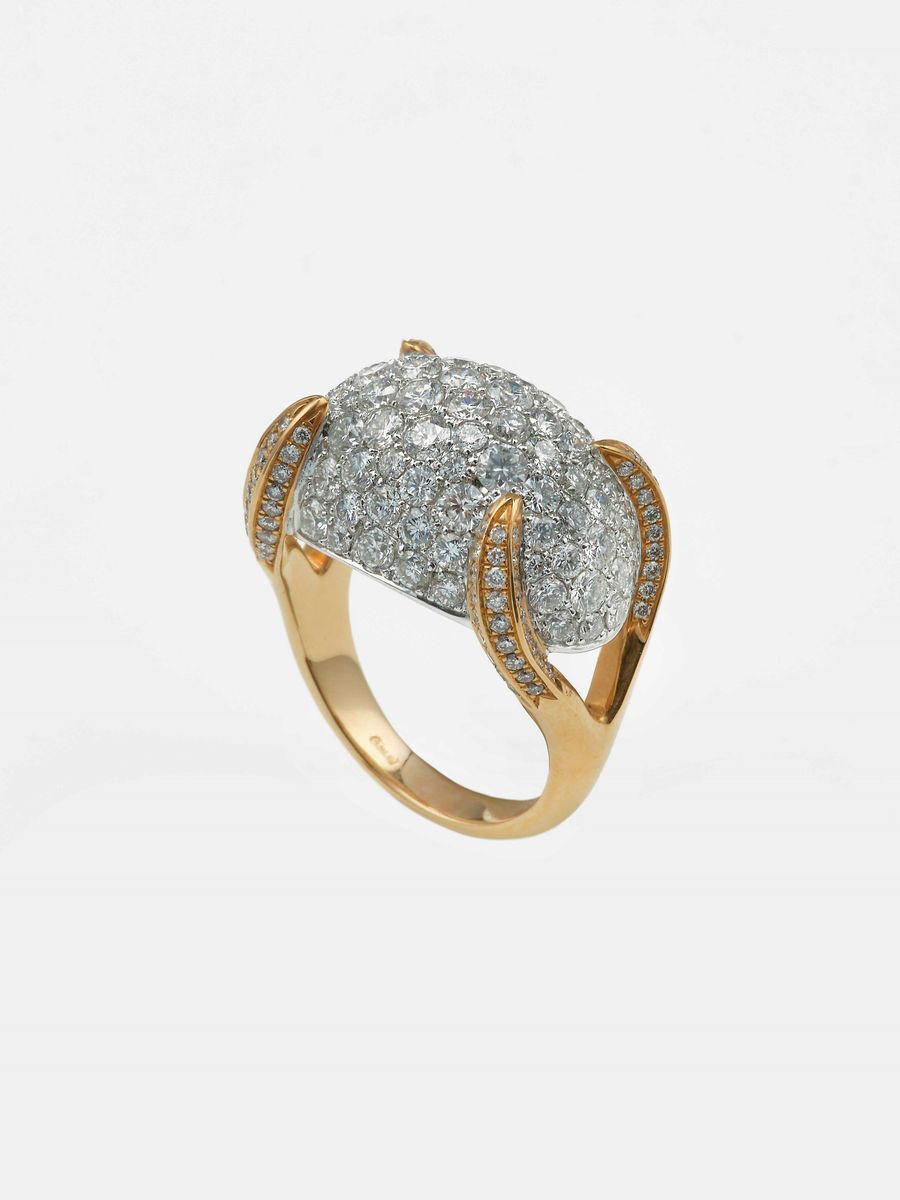 Modello Elisir. Anello con Diamanti per Ct 4.19