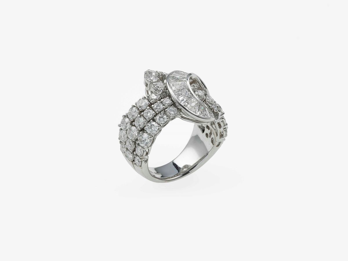 Modello Ingrid. Anello con Diamanti per Ct 4.42