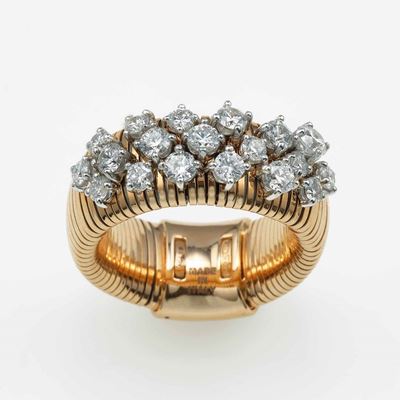 Modello Stardust. Anello con Diamanti per Ct 1.71
