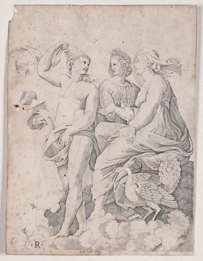 Venere, Cerere e Giunone, incisione
