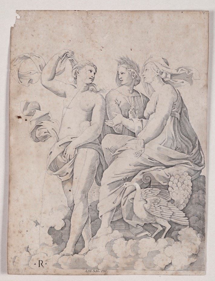 Antonio de Salamanca : Venere, Cerere e Giunone  - incisione - Auction Dipinti Antichi - Cambi Casa d'Aste