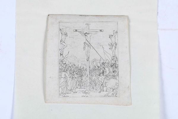 Incisione su carta La Petite Passion (1624 circa)