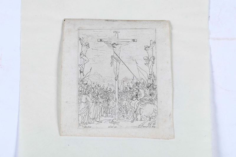 Jacques Callot : Incisione su carta La Petite Passion (1624 circa)  - Auction Timed Auction | Antique Books, Prints, Engravings and Maps - Cambi Casa d'Aste