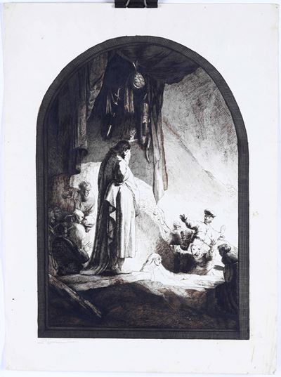Capparoni, Silverio (1831-1907), Scena biblica, olio su tela