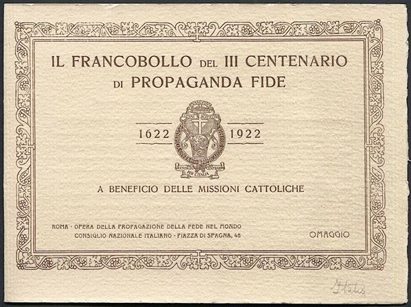1923, Colonie Italiane - Regno d'Italia.