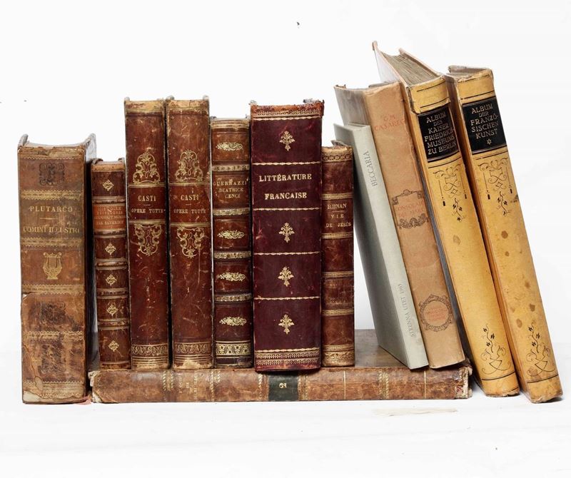 Grande lotto di libri del secolo XIX-XX  - Asta Antiquariato Febbraio | Cambi Time - Cambi Casa d'Aste