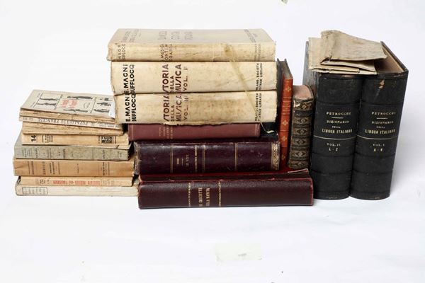 Grande lotto di libri del secolo XIX-XX