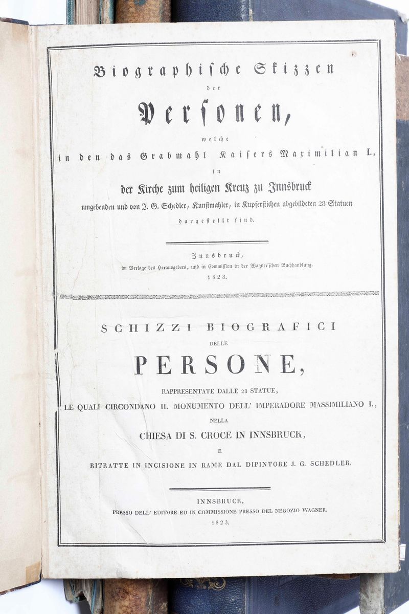 Sei Volumi di Grande Formato dei Secoli XVIII-XIX-XX