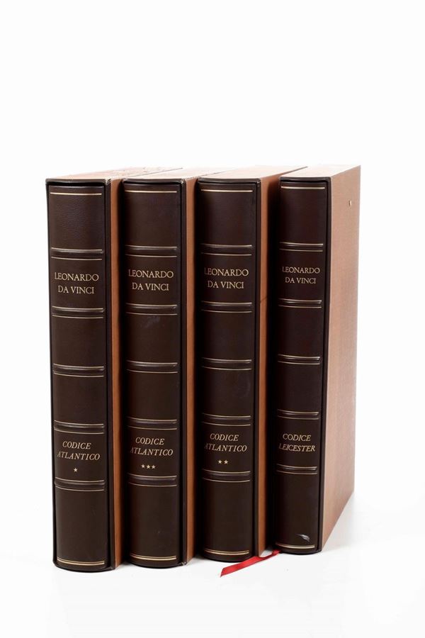 Leonardo da Vinci - Codice Atlantico, tre volumi. Edizioni d'arte, 1981.