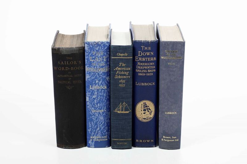 Admiral W. H. Smyth e altri autori Cinque libri di marineria inglese  - Auction Timed Auction | Antique Books, Prints, Engravings and Maps - Cambi Casa d'Aste