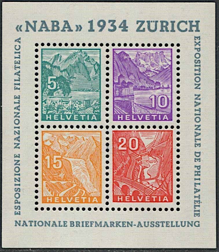 1934, Svizzera, “NABA”.  - Auction Philately - Cambi Casa d'Aste